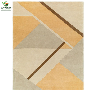 Tapis en laine artisanaux de designer, tapis en laine faits à la main de luxe pour le salon, la chambre à coucher - Product Image 2