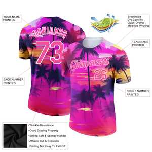 Factory Made Custom Unisex Hawaii Beach Tree Print Short Sleeves <b>T</b> <b>Shirt</b> Quick Dry Poly Cotton O Neck Half Sleeves Summer <b>Shirt</b> - Product Image 2