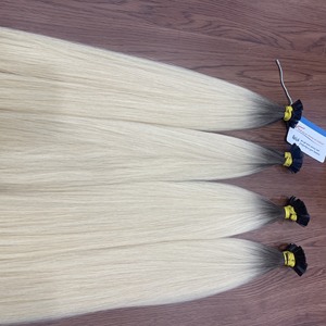 Usine en gros cuticule aligné 100% extensions de cheveux humains cheveux vietnamiens pré-liaison kératine pointe plate Extension de cheveux - Product Image 4