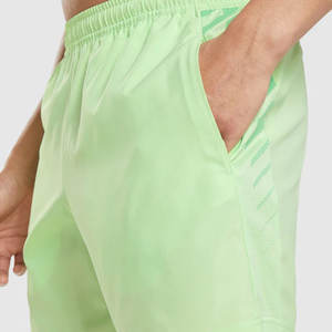 <b>Men's</b> High Quality Customized Summer Gym <b>Shorts</b> Comfortable OEM High Street Style Solid Pattern Nylon Elastic Waist Closure Sale - Product Image 6