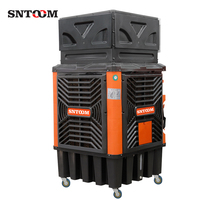 Enfriador de aire móvil por evaporación Ventilador evaporativo refrigerado por agua grande