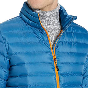 Hommes de haute qualité personnalisé toile respirant manteau en gros hiver chaud imperméable bulle rembourré veste Stand Streetwear à capuche - Product Image 6