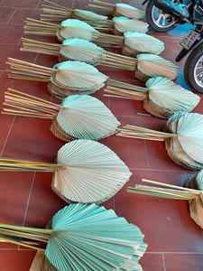 Colgante de pared de hoja de palma hecho a mano para decoración de tiendas y restaurantes de Vigifarm Vietnam productos de artesanía - Product Image 4