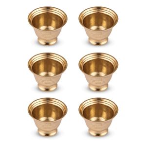 Juego de 4 Cuencos Katori de Latón Puro para Pooja, Pequeños Cuencos Multiusos para Prasadam, Cuencos Peetal para Artículos de Pooja - Product Image 5