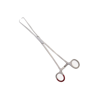 Pinzas de tenáculo uterino Schroeder, pinzas de agarre cervical de acero alemán recto de 10 pulgadas para cirugía - Product Image 1