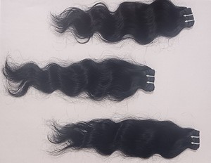 Extensions de cheveux naturels de 22 pouces, longueur personnalisée, cheveux humains indiens Remy - Product Image 3