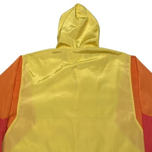 Chaqueta Cortavientos para Hombre, Rojo, Naranja, Amarillo, Estilo Urbano, Resistente al Agua, Chaqueta de Senderismo con Media Cremallera, Cortavientos, Anorak - Product Image 3