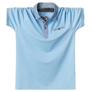 Más tamaño 6XL 5XL XXXXL nuevo verano algodón Polo hombres sólido bolsillo manga corta contraste Polo hombres moda Polo hombres camisas - Product Image 6