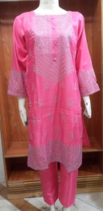 Vente en gros pas cher prix readymade respirant 100% soie costumes Faisalabad vêtements de fête costumes de haute qualité pas cher prix robe readymade - Product Image 4