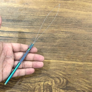 Rainbow Hair Extension Pulling Loop Tool for Micro Nano <b>Beads</b> Installation – Professional Wire Loop Threader for Hair Extensions - Product Image 2