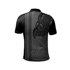 Golf de hombre personalizable 2025 para polo con abrigo polinesio de sublimación y demanda anual de patrón - Product Image 1