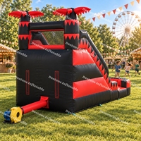 Vente chaude Parc de jeux commercial Parcours d'obstacles Château gonflable Thème licorne