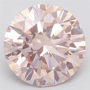 Diamant rond rose de laboratoire CVD HPHT, prix d'usine pour grossistes, certifié IGI - Product Image 1