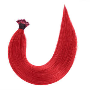ต่อผมนาโนริง 28 นิ้ว ผมแท้เกรด 10A สีแดง - Product Image 1
