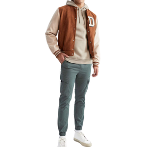 Plus Size Workwear <b>Padded</b> Jacket Warm Insulated Casual Coat Soft Comfortable Fit Durable Design Varsity Look Outdoor Wear - Product Image 6