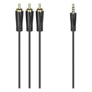 Cable Adaptador de Audio RCA Mini Jack de 1.5m Negro 00205154 Categoría de Producto Cables de Audio y Video - Product Image 1
