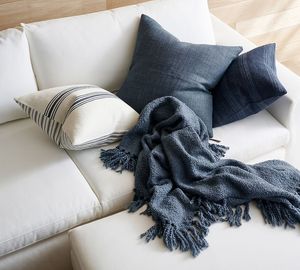 <b>Indian</b> Luxury Customized Handcrafted Square Solid Stripped <b>Cushion</b> Covers For Living Room Decoration At Best Wholesale Prices - Product Image 5