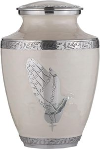 Adult Cremation Urns Modern Handmade Aluminum & Brass for Bulk Distribution - Product Image 3