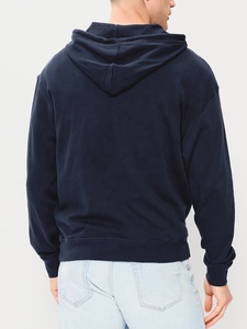Sudadera con capucha para hombre de 500 GSM, 100% algodón polar, cuello con botones, logo frontal, ajuste casual, largo regular, de Antique Fashion - Product Image 3