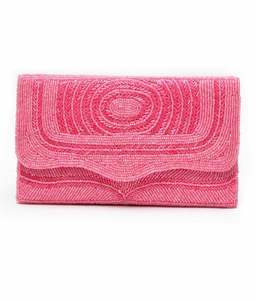 2024 fait à la main de luxe femmes Vintage mode brodé perlé pochette été plage-prêt doublure en cuir véritable pour les fêtes - Product Image 1