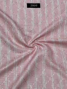 Vente en gros de tissu de dentelle de polyester à impression numérique Dupatta pour mariage sacs à rideaux - Product Image 2