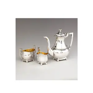 Thiết kế độc đáo nhất bán cao trên đòi hỏi ấm trà đặt cho bộ đồ ăn cà phê phục vụ đường bát và Kem nồi đặt