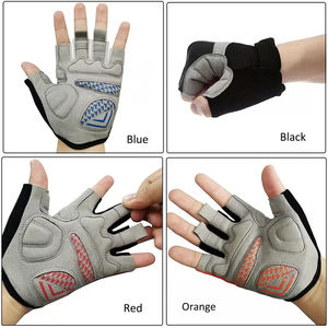 Gants de cyclisme de haute qualité à doigts courts, en tissu respirant et doux, absorbant les chocs, pour la gym et les activités de plein air - Product Image 4