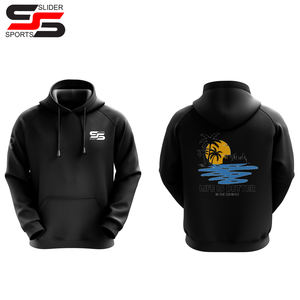 Custom 100% Cotton Blank Plain <b>Thick</b> <b>Fleece</b> Heavy Weight Pullover Oversized Custom Print Logo Men Hoodies & Sweatshirts - Product Image 2