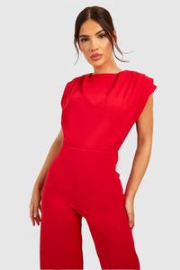 Mono Elegante de Cintura Alta y Color Vibrante para Mujer, Estilo Formal, Pierna Ancha, 100% Algodón, Ideal para Yoga y Ocasiones Especiales, Venta al Por Mayor 2025 - Product Image 2