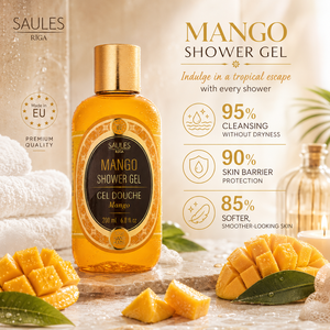 Elegante Gel de Ducha de Mango Premium Europeo, Jabón Corporal Artesanal de Lujo, Hidratante Natural para el Cuidado Diario - Product Image 2