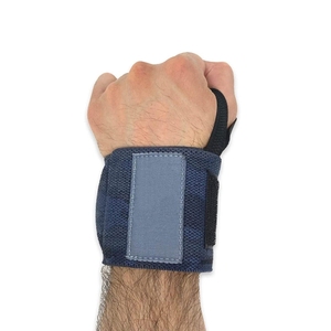 Sangles de levage en nylon rembourrées en néoprène à usage intensif réglables enveloppes de poignet adhérentes respirantes équipement de sécurité de fitness en polyester - Product Image 3