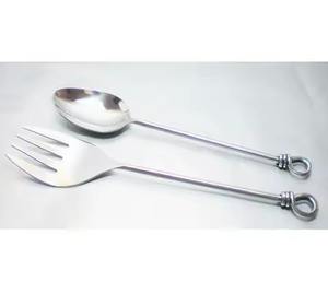 Ensemble de couverts en acier inoxydable aspect royal fait à la main meilleur design poignée en résine vaisselle vaisselle fourchette cuillère ensemble de serveur - Product Image 6