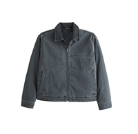 Dernière conception, veste bomber pour homme avec fermeture éclair sur le devant, vente en gros, coton respirant, écologique, séchage rapide, style streetwear