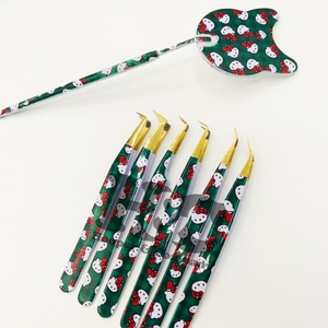 Hello Kitty Plastic Eyelash Extension <b>Mirror</b> High Quality Lash Tool Eyebrow Compact <b>Lighted</b> Magnifying Pocket Custom Logo - Product Image 2