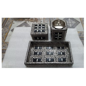 Nouveauté Brûleur d'encens arabe en bois artisanal Brûleur de bakhoor en métal Design personnalisé Plateau de service pour encens oud de table - Product Image 5