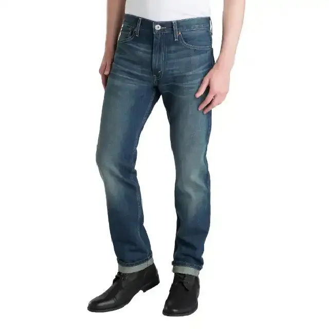 2024 nouveau style pantalon Stretch hommes Jean pantalon mode décontracté déchiré bleu Denim hommes jean nouveau Hgih qualité taux de gros