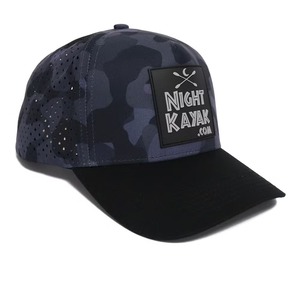 Casquettes de baseball de performance bicolores camouflage avec cordon perforé, style camouflage Indonésie, fabriquées en usine, chapeaux de golf, patch en caoutchouc imperméable KA - Product Image 3