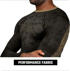 เสื้อแรชการ์ดคุณภาพดีที่สุดปี 2025 UPF50 พร้อมโลโก้พิมพ์ตามสั่ง แขนยาว แห้งเร็ว เป็นมิตรกับสิ่งแวดล้อม สินค้ามาใหม่ ราคาพิเศษ - Product Image 5