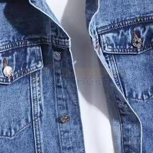 Chaqueta de Mezclilla para Hombre de Alta Calidad, Ropa de Invierno, Chaqueta de Mezclilla Personalizada 100% Algodón - Product Image 5