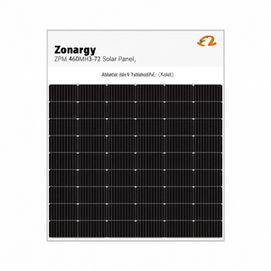 Panel Solar Zonergy ZPM 460MH3-72 - Product Image 2