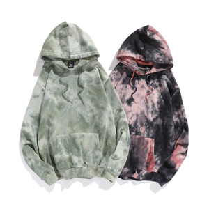 OEM primavera otoño sudaderas canguro bolsillo Tie Dye Hoodie - Product Image 1