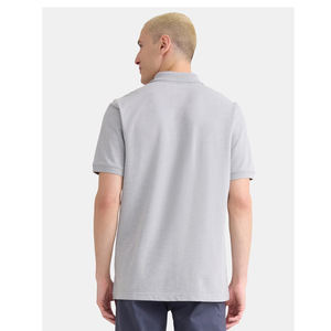 Polo de cuello blanco hueco de algodón 100% de alta calidad al por mayor, Polo informal unisex con logotipo personalizado para hombre - Product Image 6