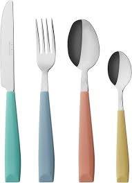 Modern Stainless Steel Cutlery Set Green Color Handle Elegant Flatware Set For Home Kitchen <b>Table</b> - Product Image 6