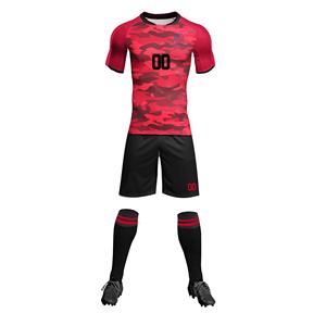 Uniforme de Fútbol para Adultos con Diseño Moderno, Impresión de Logotipo Personalizado, Tallas Grandes, Manga Corta, Servicio OEM, Precio Económico - Product Image 1