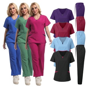 Uniformes médicaux unisexes Vêtements d'allaitement pour hommes et femmes, costumes de beauté, ensembles de vêtements de travail pour médecins dentistes, hauts et pantalons cliniques - Product Image 1