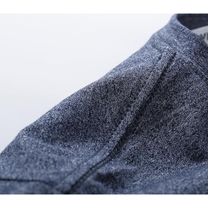 T-shirt coupe ajustée de qualité de luxe pour hommes séchage rapide tricoté léger 220 grammes personnalisé ajusté épaule tombante nouveau design à col rond en gros - Product Image 4