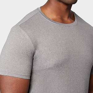 Camisetas de gimnasio atléticas de manga corta para entrenamiento Camiseta para correr para hombre Camiseta activa con cuello redondo que absorbe la humedad - Product Image 6