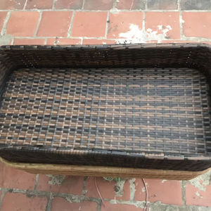 Panier flottant en rotin PE pour piscine, plateau de petit-déjeuner, fabrication au Vietnam - Product Image 1