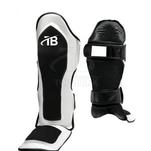 2025 Venta al por mayor personalizable cuero boxeo espinilleras almohadillas de protección suave antideslizante ligero de alta calidad para adultos Boxers en venta - Product Image 2