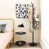 Porte-vêtements en métal minimaliste pour chambre d'angle, bureau et entrée |   Porte-manteau pour vêtements, organisateur de maison avec service OEM et ODM